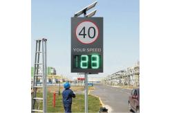 China Solar Powered Speed Warning Signs Led Display Portable Radar Speed Sign supplier