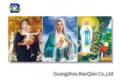 China High Definition Lenticular Flip 3d Printing Picture Christian Holy Virgin Jesus Pattern supplier