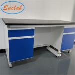 Antirust Practical Science Lab Tables , Chemical Resistant Biology Lab Furniture