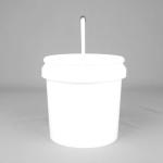 4L Capacity Rounded Plastic Container For FDA Compliant Storage for sale