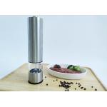Electric Salt And Pepper Grinder Set  - Stainless Steel Battery Operated Salt & Pepper Mills With Light - Complimentary for sale