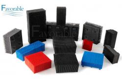 China OEM White Nylon Bristle Blocks Suitable For KM/Hashima Cutter Machines supplier