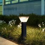 Minimalist 7W LED Solar Garden Light Landscape Decoration Bollard LED Lawn Lighting for sale