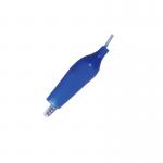 Blue Cover Eeg Cup Cable DIN 2 Plug 1m Crocodile Clip Medical Usage Durable for sale