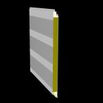 Prefab Insulated Acoustic Sandwich Panel For Sound Absorption for sale