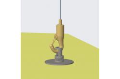 China Suspension Kit With Ceiling Attachment With Adjustable Hook Gripper Wire Hanger supplier