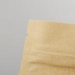 Coffee Snack Nuts Kraft Paper Zip Lock Packaging Bags Resealable Foil Inside Oilproof