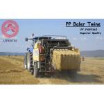 UV Stabilized Square Or Round PP Baler Twine 130 Meter / 9kg Yellow Color for sale