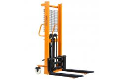 China Manual Lift Stacker Cargo Handling Pallet Stacker Reclaimer supplier