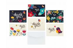 China Beautiful Picture Thank U Greeting Card For Ceremony OEM / ODM Available supplier