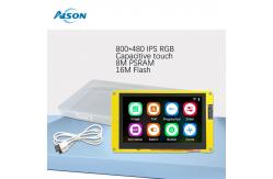 China 4.3 Inch 480x272 Smart Touch Display ESP32 Bluetooth Display Module Screen supplier