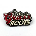 Promotional Black Finish Hard Enamel Pin Badge With Rubble Clutch Elevate Your Brand for sale