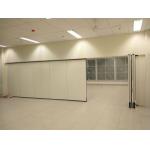 Interior Wooden Office Partition Walls / Sponge Fabric Surface Sliding Acoustic Room Divider for sale