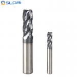 Grinding Machine Roughing End Mill Corrugated Edge 35 Degree Helix Angle for sale