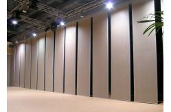 China Soundproof Operable Sliding Partition Walls With Fabric MDF Hard Cover For Gymnasiums supplier
