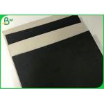 1.5MM 2MM Black Laminated Paper Cardboard With Gray Without Lamination Back for sale