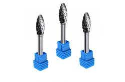 China 14 Long Shank Set 3mm Carbide Rotary Burr For Polishing supplier
