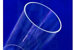 China Custom Diameter Semiconductor Quartz Testing Tubing Transparent And Opaque Polished supplier