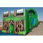 Kids Zip Line, Inflatable Tarzan Zip Line For Grassland Amusement Sports for sale
