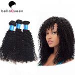 100% Natural Black Kinky Curly European Virgin Hair Of Human Hair Bundles for sale