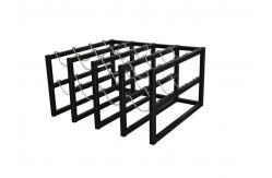 China Metal Fab Oxygen Cylinder Rack OSHA 4 Cylinder Gas Bottle Rack supplier
