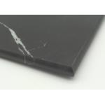 Black Small Marble Chopping Board Durable Rectangle Round Edge Backside