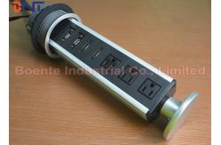 China Silver Top Kitchen Worktop Electrical Sockets With US Standard Power Outlets supplier