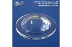 China High Transmission Pyrex Glass Lens Glass Aspheric Lens For Led Light Cover supplier
