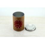 Flexible Kraft Paper Cans Packaging With Metal Lids For T-Shirt And Gift for sale