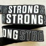 Stretchy Silicone Elastic Brand Tape Printing Shiny Logo High Elasticity
