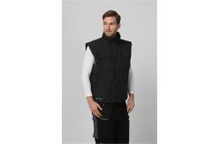 China 2 Way Zip Cold Weather Workwear 180gsm Mens Winter Vest Jacket supplier