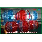 Inflatable Lawn Games Transparent PVC / TPU Inflatable Soccer Bubble Human Ball For Adult / Kid for sale