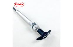 China Twist Locking Control Cable Head , Plated Carbon Steel Locking Push Pull Cable Head supplier