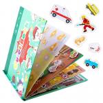 Sedex Matte Art Paper Montessori Quiet Book Children Toy Paste Book for sale