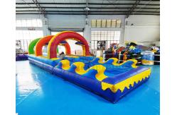 China OEM Swimming Pool Inflatable Slip And Slide Jumping Bouncer supplier