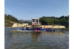 China Full Auotamatic 5 CBM Aquatic Weed Harvester For River Cleaning supplier