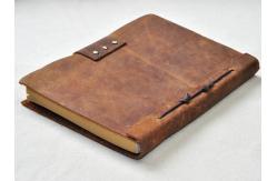 China 7 X 5 Inches Travel Journal Notebook Antique Handmade Design Embossed Logo supplier