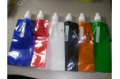 China Portable Carriable Water Bag Spout Pouch Packaging With Metalic Hook supplier