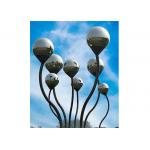 300cm High Modern Stainless Steel Landscape Art Sculpture for sale