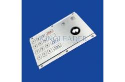 China Optical Trackball Industrial Numeric Keypad USB Stainless Steel With 16 Keys supplier