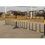 Wide 2500m Metal Crowd Control Barriers Retractable Pedestrian Barriers for sale