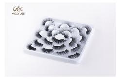 China Faux Mixed Long Wispy 10 Pair 3D Volume Mink Lashes supplier