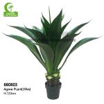 Factory Customziable 110cm Artificial Agave Plant Green Plant For Decoration for sale