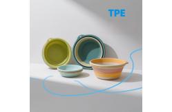 China Eco-Friendly Custom Hardness TPE TPR Pellets for Foldable Containers supplier