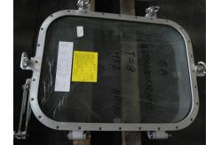 China Marine Steel Rectangular Wheelhouse Window With Tempered Glass supplier