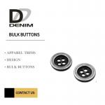 Mini Silver Brass Gun Metal Buttons For Jackets With Zinc Alloy Plated