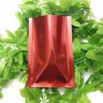 Custom Printed Mylar k Bags Red Mylar Bag With Stand Size For Food Storage Packaging for sale