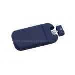 Empty Mini Plastic Perfume Atomizer Spray Bottle Dark Blue Cosmetic Credit Card Pocket