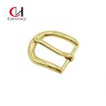Antirust 25mm Gold Metal Buckle , Anti Corrosion Belt Pin Buckle for sale