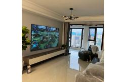 China Soft Fresnel Projector Screen ALR Fixed Frame Projection Screens Customized supplier